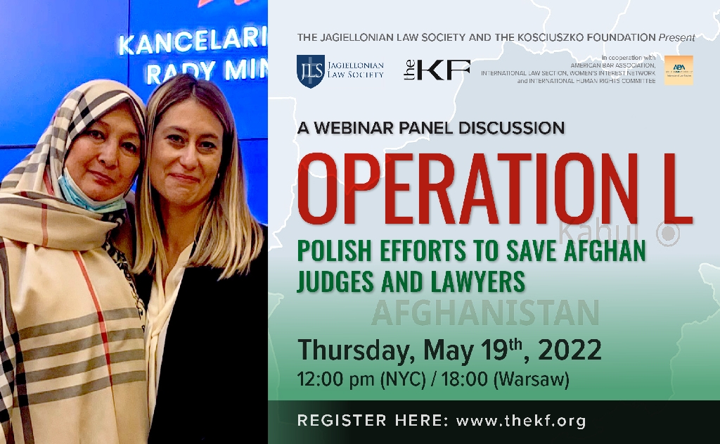 Operation L -Polish Efforts to Save Afghan Female Judges and Lawyers  